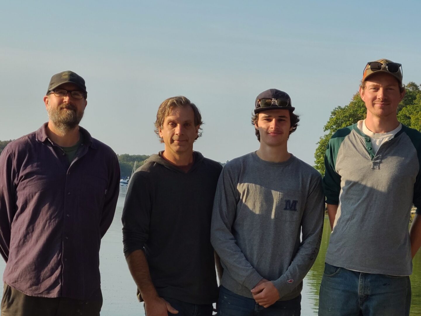 A group of men standing next to each other.